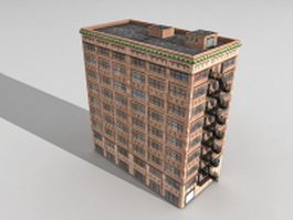 Old office building 3d preview