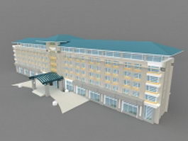 Guest house inn 3d preview