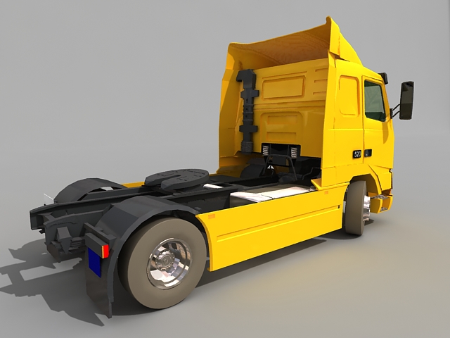 Volvo FH semi truck 3d rendering