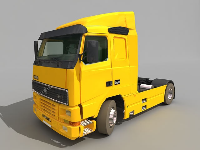 Volvo FH semi truck 3d rendering