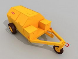 Portable fuel cart 3d preview