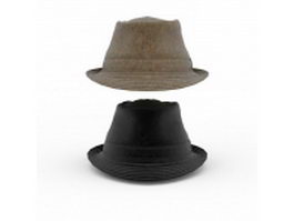Indiana Jones hat 3d model preview
