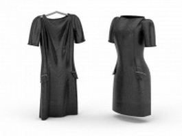 Little black dress 3d model preview