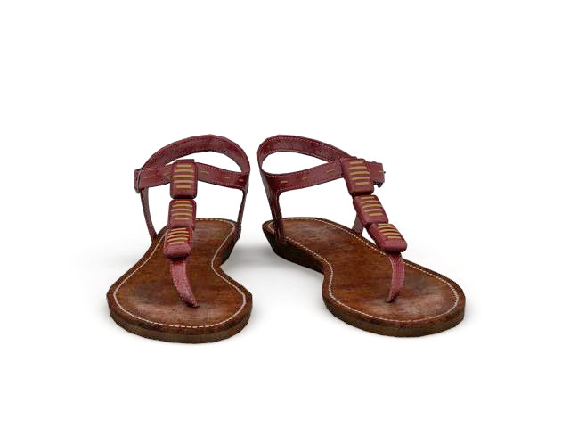 Flip Flop Sandals 3d rendering
