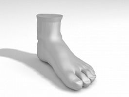 Foot mannequin 3d preview