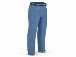 Jeans for Men 3d model preview