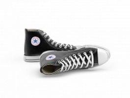 Converse sneakers 3d model preview