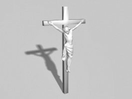 Crucifixion of Jesus 3d model preview