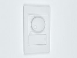 Light switches with dimmers 3d model preview