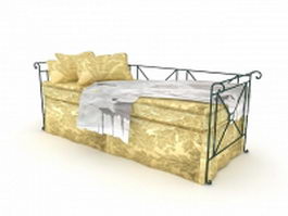 Metal daybed 3d preview