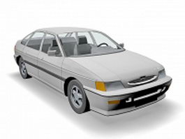 Ford Escort 3d model preview
