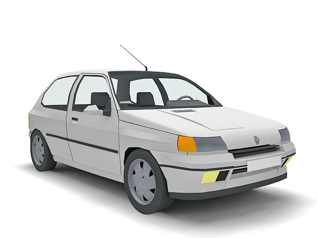 Renault Clio 3-Türer Fließheck 1994 3D-Modell - Herunterladen