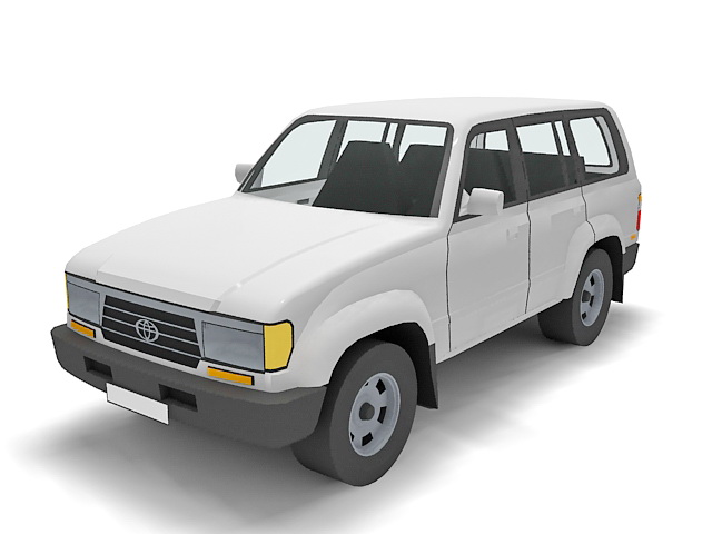 Toyota Land Cruiser 3d rendering