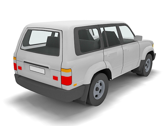 Toyota Land Cruiser 3d rendering