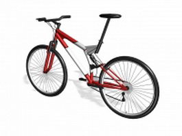 Mountain bicycle 3d model preview