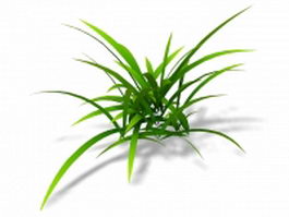 Pasture grass 3d model preview