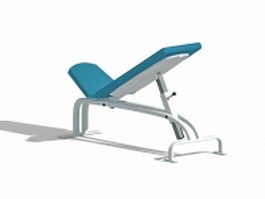 Adjustable AB bench 3d preview