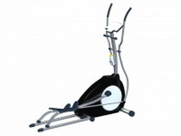 Stationary elliptical trainer 3d model preview