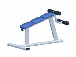 Fitness AB bench 3d preview