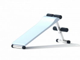 Decline AB bench 3d preview