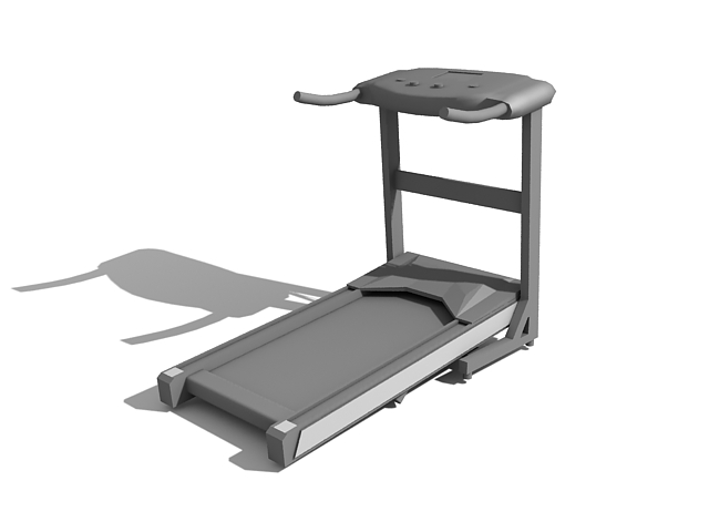 Treadmill running machine 3d rendering