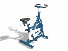 Stationary exercise bike 3d preview