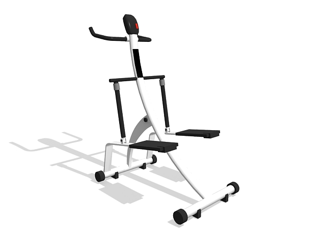 Fitness equipment stepper 3d rendering