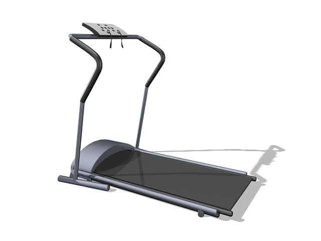 Walking treadmill equipment 3d rendering