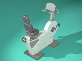 Fitness recumbent bike 3d preview