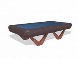 Billiards table 3d model preview