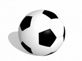 Soccer ball 3d model preview