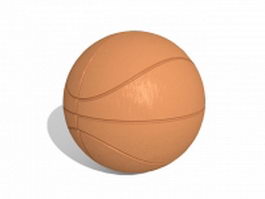 Basketball ball 3d model preview