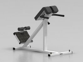 Bodybuilding fitness equipment 3d model preview