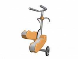 Exercise stepper machine 3d model preview