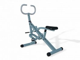 Upright exercise bike 3d preview