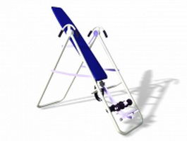 Foldable inversion table 3d model preview