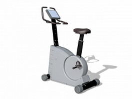 Stationary exercise bike 3d model preview
