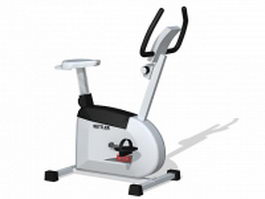 Stationary exercise bike 3d model preview
