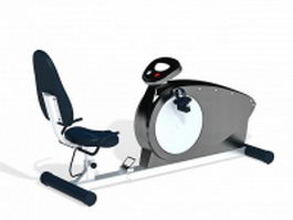 Recumbent exercise bike 3d preview