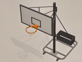 Basketball equipment goal 3d preview