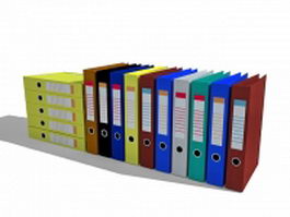 Organized books 3d model 3ds max files free download - modeling 27641 ...