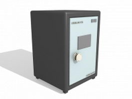 Large office safe 3d model preview