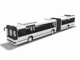 Articulated bus 3d preview