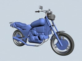 Sports motorcycle 3d model preview