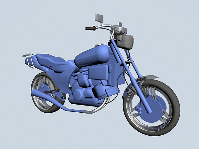 Sports motorcycle 3d rendering