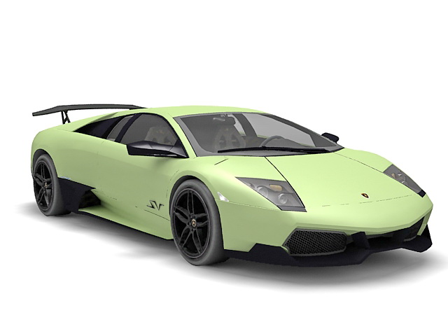 Lamborghini LP670 3d rendering