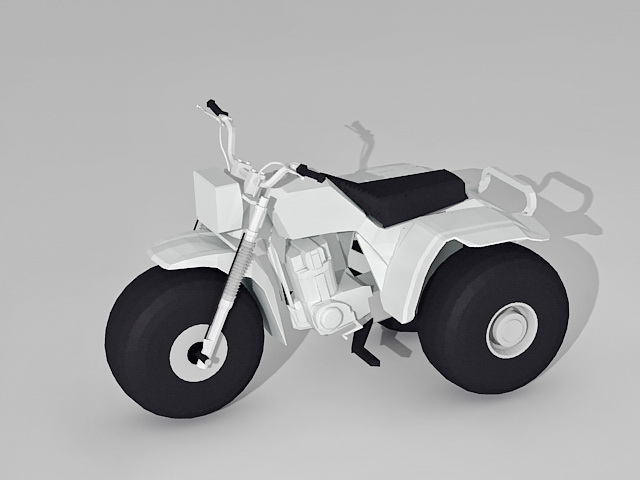 ATV Three Wheeler 3d rendering