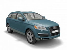 Audi Q7 3d model preview