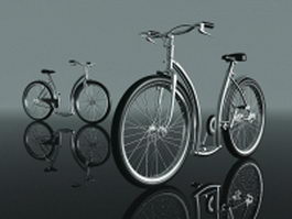 Utility bicycles 3d model preview