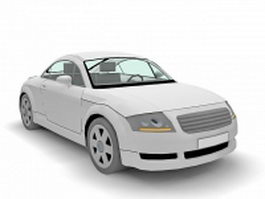 Audi Coupe 3d model preview
